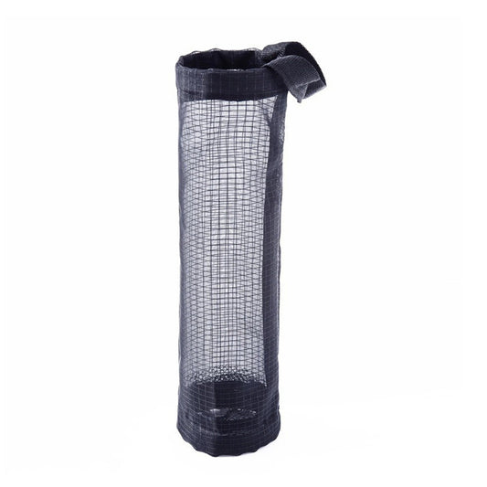 1pc Plastic Bag Holder; Mesh Hanging Storage Dispenser; Foldable; Breathable; Washable Hanging Mesh Garbage Bag Organizer For Plastic Bag Storage; Kitchen Supplies