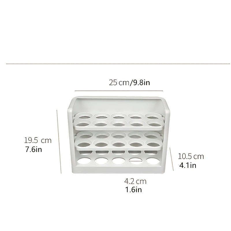 Refrigerator Egg Storage Box; Side Door Multi-layer Egg Tray For Refrigerator; Anti-fall Egg Tray; Kitchen Egg Rack