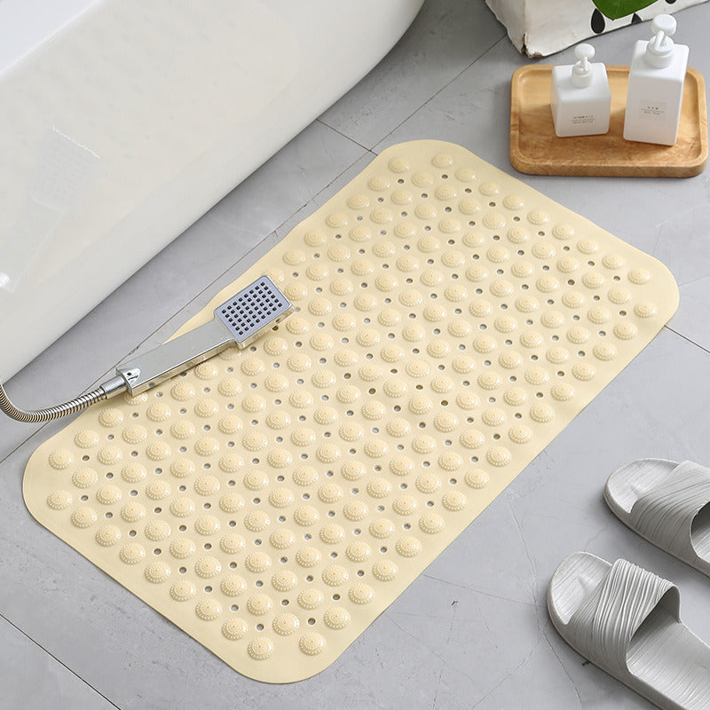 Bath Tub Shower Mat Non-Slip and Extra Large, Bathtub Mat with Suction Cups, Machine Washable Bathroom Mats with Drain Holes