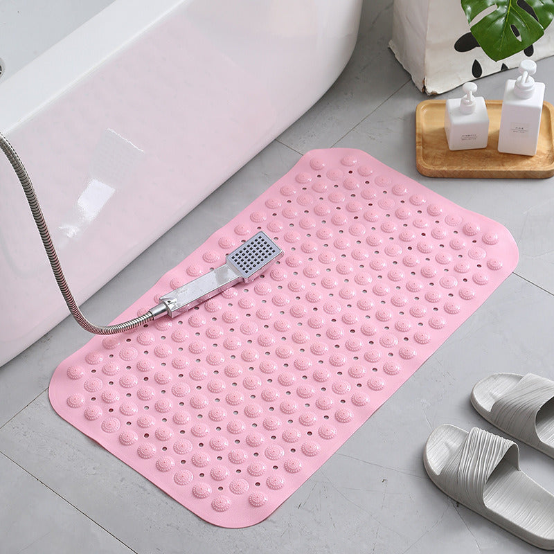 Bath Tub Shower Mat Non-Slip and Extra Large, Bathtub Mat with Suction Cups, Machine Washable Bathroom Mats with Drain Holes