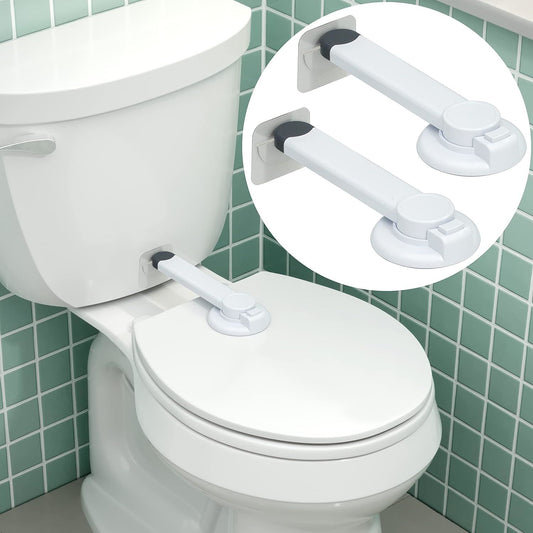 Toilet Locks Baby Proof 2 Pack Ideal Child Proof Toilet Lid Lock with Arm