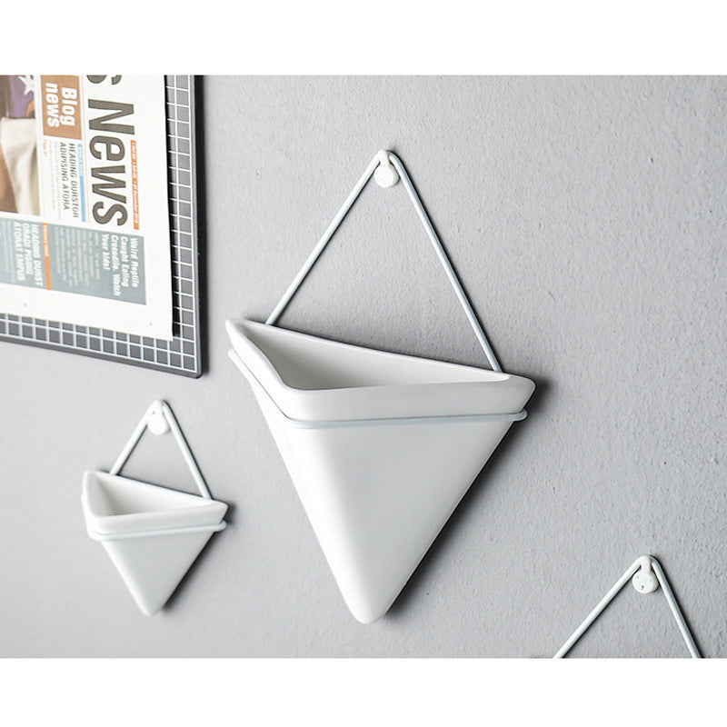 Triangle Wall Planter Wall Decoration Indoor Plant Hanger