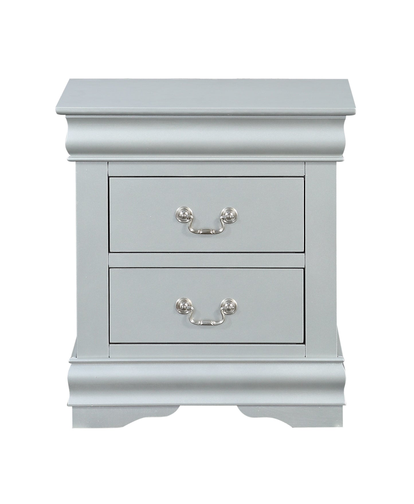 ACME Louis Philippe Nightstand in Platinum 26733