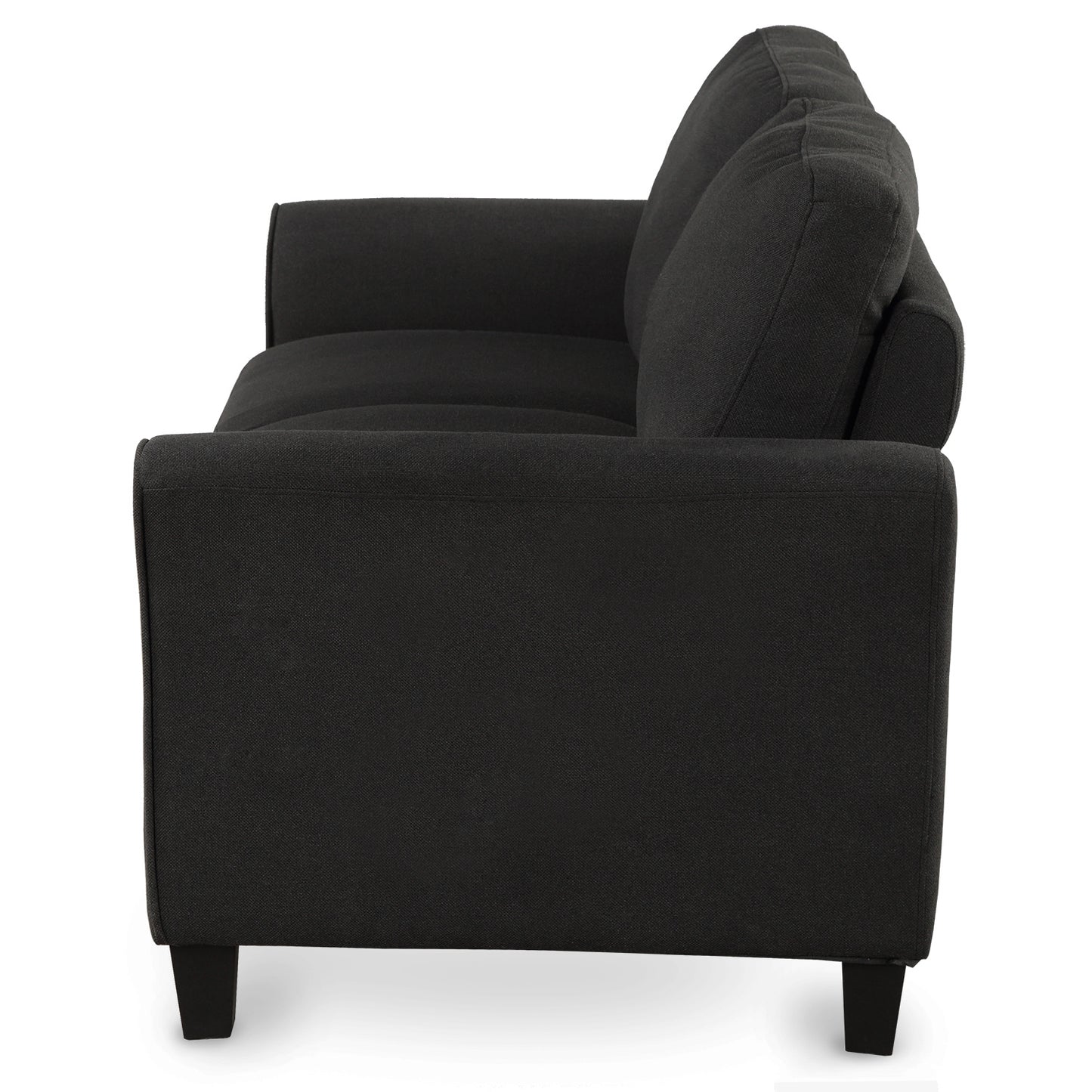 Living Room Furniture Love Seat Sofa Double Seat Sofa (Loveseat Chair)(Black)