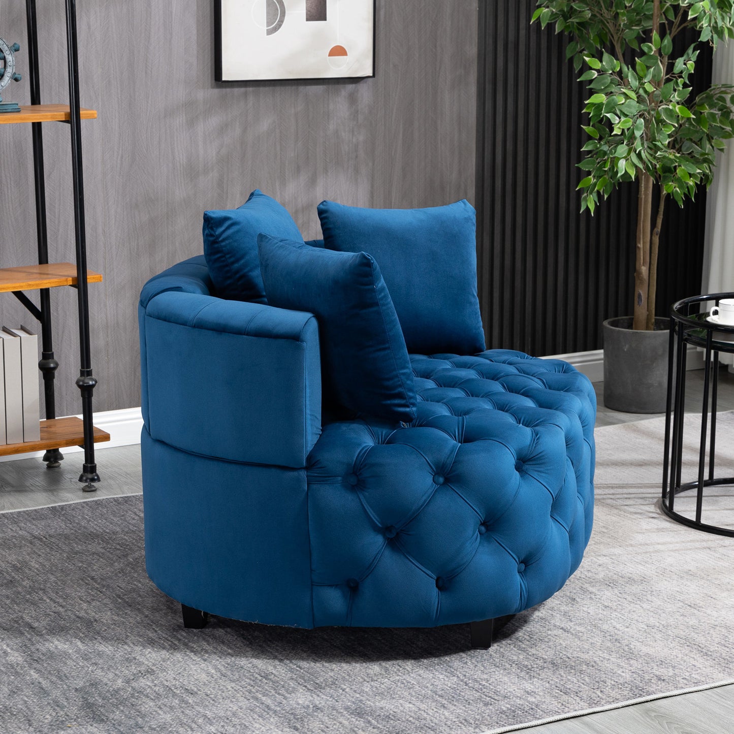 Furniture,Accent Chair / Classical Barrel Chair for living room / Modern Leisure Sofa Chair