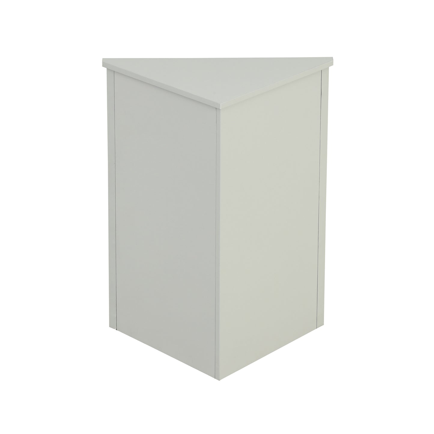 Triangle Bathroom Storage Cabinet with Adjustable Shelves;  Freestanding Floor Cabinet for Home Kitchen