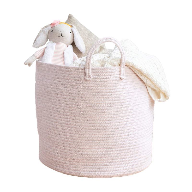 Large Storage Woven Baskets for Organizing Rope Cotton Decorative