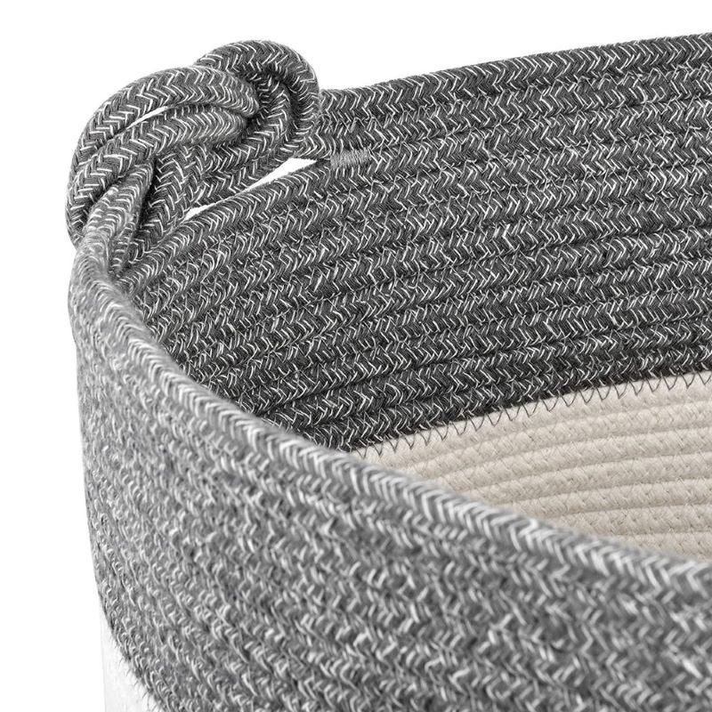 Large Storage Woven Baskets for Organizing Rope Cotton Decorative