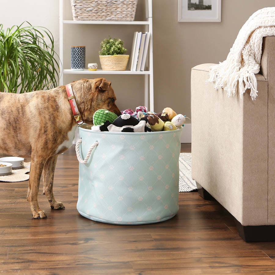 Multipurpose Pet Storage Bin Round Large with Printing