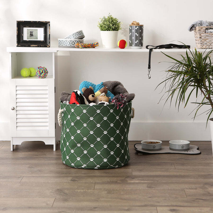 Multipurpose Pet Storage Bin Round Large with Printing