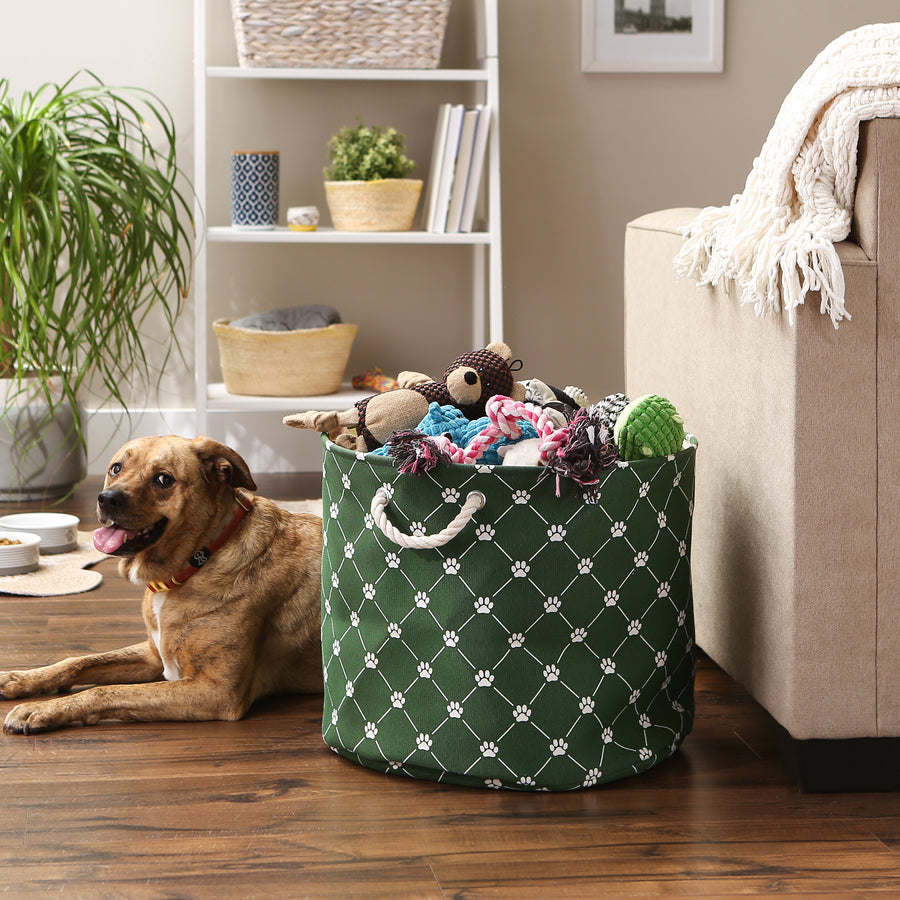 Multipurpose Pet Storage Bin Round Large with Printing