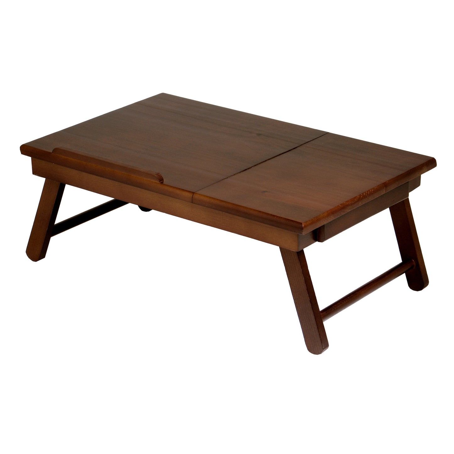 Alden Lap Desk; Flip Top with Drawer; Foldable Legs