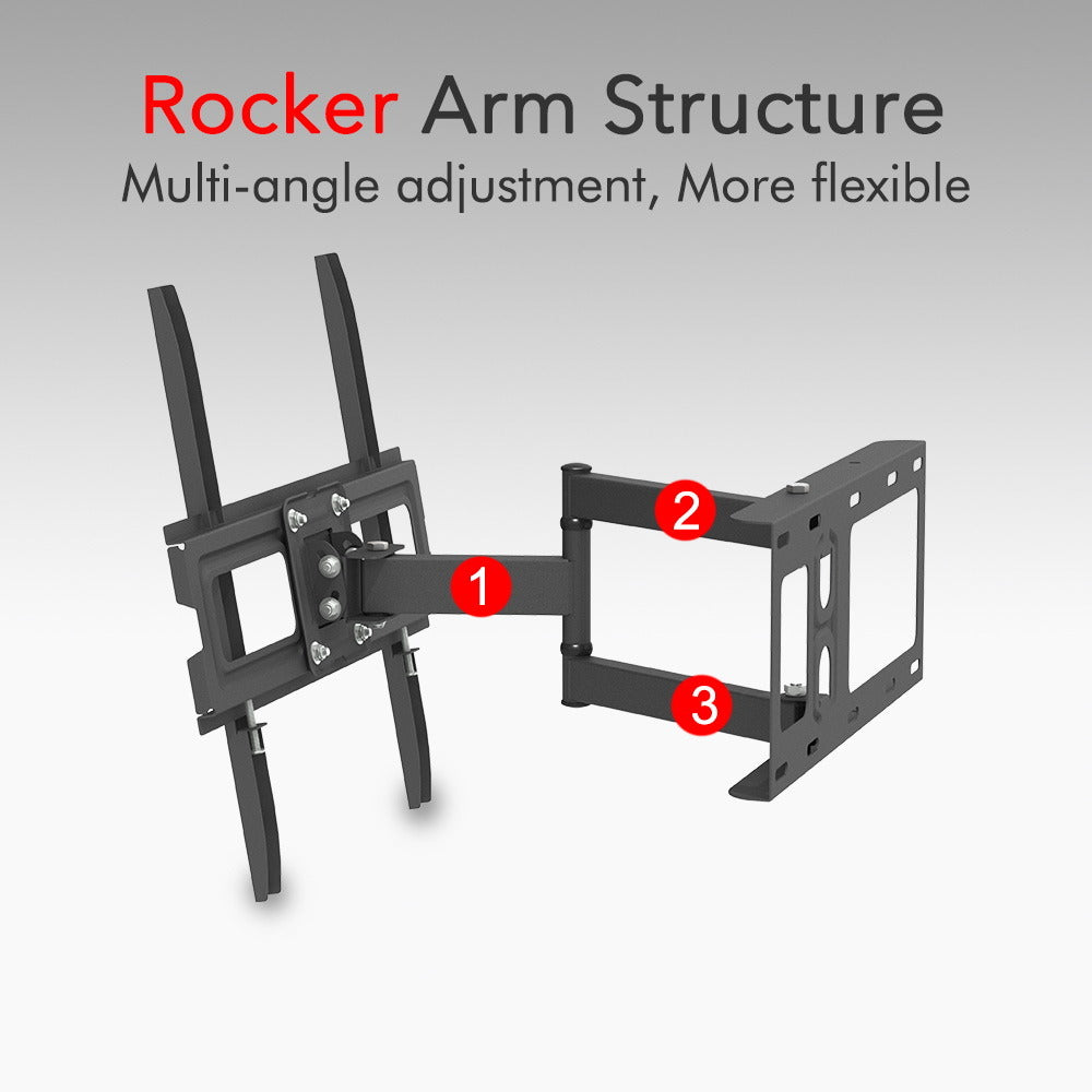 32-60 Inch Single Pendulum Large Base TV Stand Tmdd-102 Bearing 35Kg/Vese400*400/Upper And Lower-10~ 10°