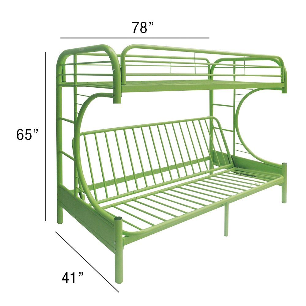 ACME Eclipse Bunk Bed (Twin/Full/Futon) in Green 02091GR