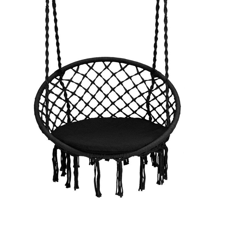 Cushioned Hammock Swing Chair with Hanging Kit