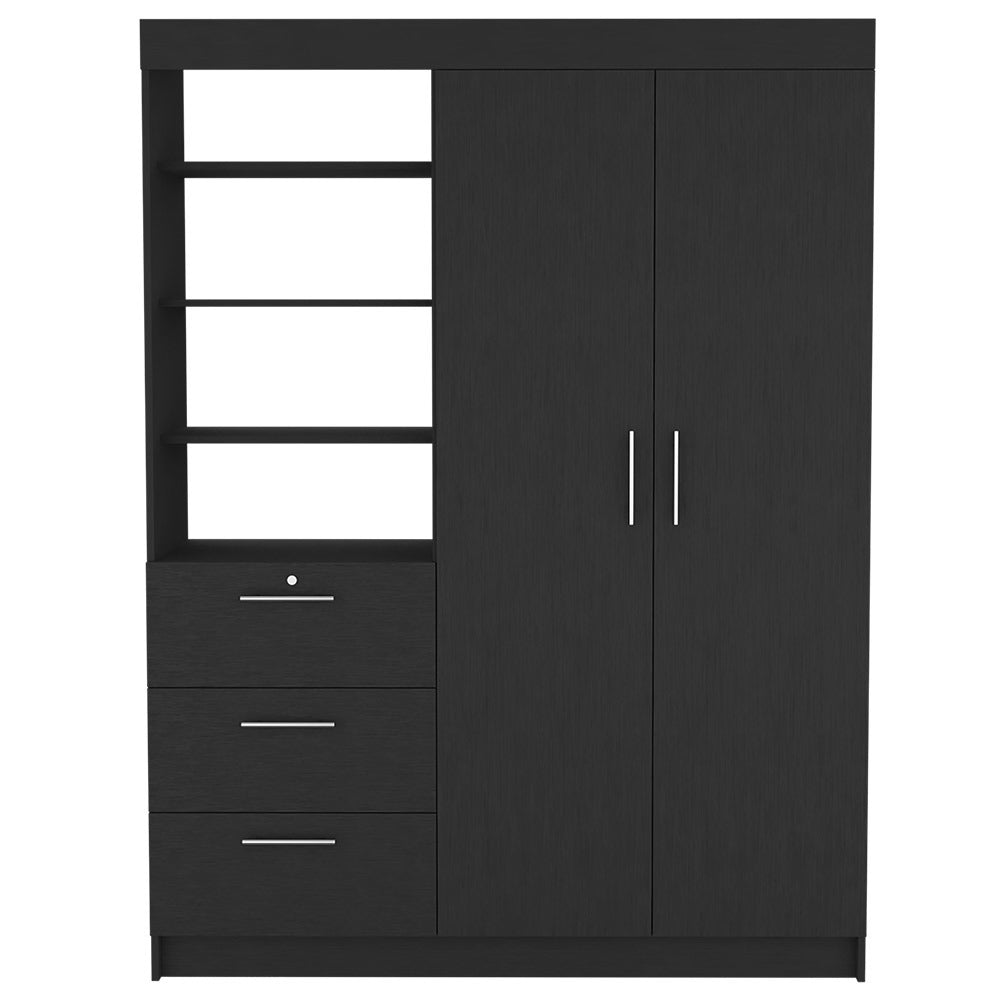 Armoire Rumanu, Bedroom, Black