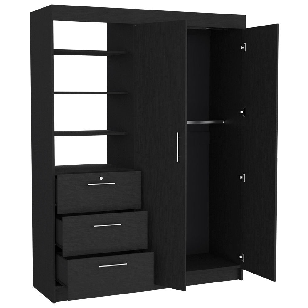 Armoire Rumanu, Bedroom, Black