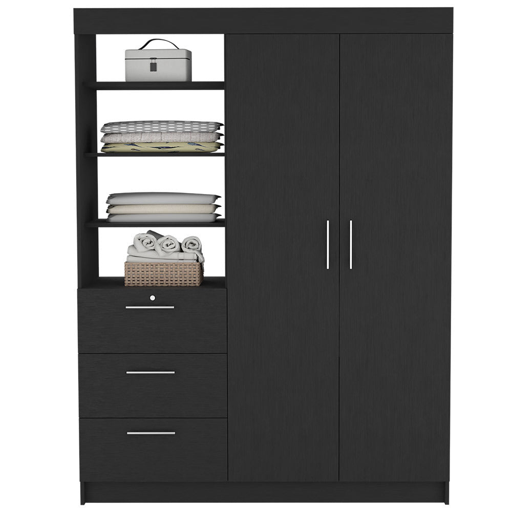 Armoire Rumanu, Bedroom, Black