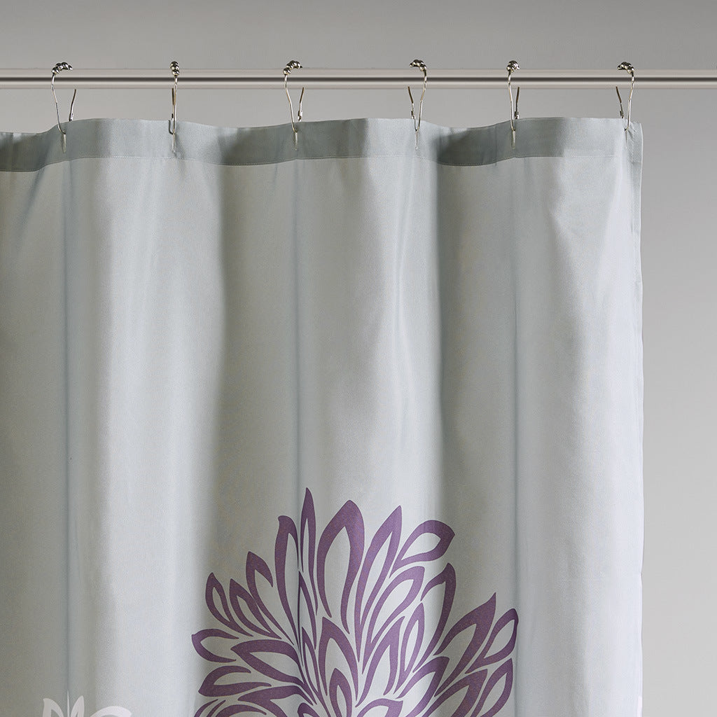 Printed Floral Shower Curtain