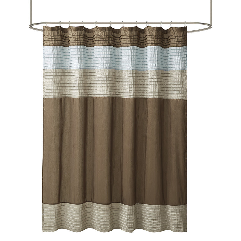 Faux Silk Shower Curtain