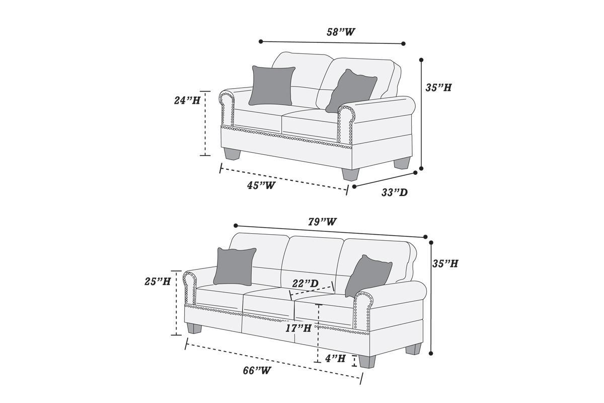 Espresso Faux Leather 2pc Sofa Set Sofa And Loveseat Elegant Plush Contemporary Couch Living Room Furniture