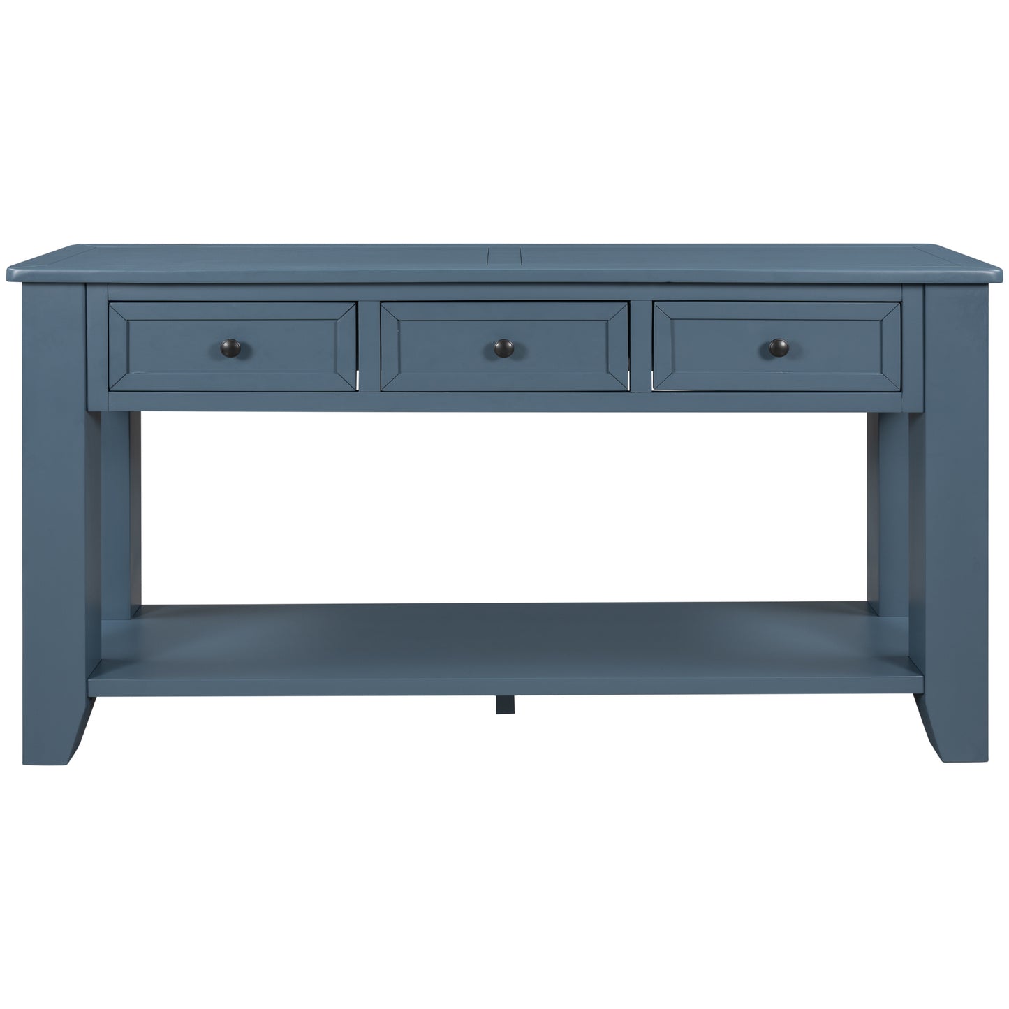 U_STYLE 55'' Modern Console Table Sofa Table for Living Room with 3 Drawers and 1 Shelf (As Same As WF299185AAC)